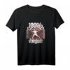 100% Verrückt Handball Torwart Geschenk T-Shirt - Lustiges Motiv für Geburtstag & Weihnachten für Torwarte & Teammitglieder