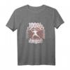 100% Verrückt Handball Torwart Geschenk T-Shirt - Lustiges Motiv für Geburtstag & Weihnachten für Torwarte & Teammitglieder