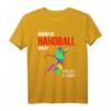Handball Spieler und Fans T-Shirt mit lustigem Spruch – Perfektes Geschenk für Handballer, Familien und Mannschaften