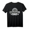 Herren Handball Papa T-Shirt mit Ball – Klassisch geschnitten, perfekt für Väter, Jungen und Mädchen, die Handball spielen