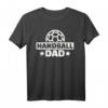 Herren Handball Papa T-Shirt mit Ball – Klassisch geschnitten, perfekt für Väter, Jungen und Mädchen, die Handball spielen