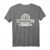Herren Handball Papa T-Shirt mit Ball – Klassisch geschnitten, perfekt für Väter, Jungen und Mädchen, die Handball spielen