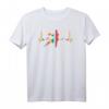 Handballspieler Geschenk EKG Herzschlag Handball T-Shirt – Perfekt für Sportler, Trainer & Handballfans zu Weihnachten & Geburtstag