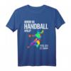 Handball Spieler & Fan T-Shirt mit lustigem Spruch – Perfektes Geschenk für Handballer, Familien & Vereine