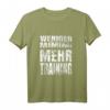 Lustiges Fitness Tank Top mit Spruch 'weniger mimimi mehr training' – Motivationsshirt für Muskelaufbau, Kraftsport & Bodybuilding, perfektes Geschenk