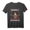 Brodolf The Red Nose Gainzdeer Ugly Christmas Sweater Langarmshirt – Lustiges Fitness-Outfit für Kraftsport, Bodybuilding & Weihnachten