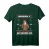 Brodolf The Red Nose Gainzdeer Ugly Christmas Sweater Langarmshirt – Lustiges Fitness-Outfit für Kraftsport, Bodybuilding & Weihnachten