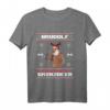 Brodolf The Red Nose Gainzdeer Ugly Christmas Sweater Langarmshirt – Lustiges Fitness-Outfit für Kraftsport, Bodybuilding & Weihnachten