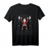 Merry Liftmas Ugly Christmas Sweater – Lustiger Gym Workout Pullover mit Santa Claus für Powerlifting, Bodybuilding & Fitness zu Weihnachten
