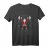 Merry Liftmas Ugly Christmas Sweater – Lustiger Gym Workout Pullover mit Santa Claus für Powerlifting, Bodybuilding & Fitness zu Weihnachten