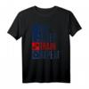Eat Sleep Train Repeat Lustiges Fitness T-Shirt mit Hantel Motiv – Perfektes Geschenk für Sportler, Bodybuilder & Personaltrainer