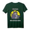 Sport Fitness Waschbär T-Shirt mit Hanteln & Muskeln – Lustiges Workout Geschenk für Bodybuilder, Trainer & Fitnessfans zu Weihnachten & Geburtstag