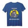 Sport Fitness Waschbär T-Shirt mit Hanteln & Muskeln – Lustiges Workout Geschenk für Bodybuilder, Trainer & Fitnessfans zu Weihnachten & Geburtstag