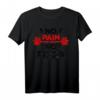 No Pain No Pizza Lustiges Workout T-Shirt – Perfektes Geschenk für Fitness- und Sportliebhaber, Trainer & Humorvolle Workout-Bekleidung