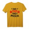 No Pain No Pizza Lustiges Workout T-Shirt – Perfektes Geschenk für Fitness- und Sportliebhaber, Trainer & Humorvolle Workout-Bekleidung