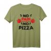 No Pain No Pizza Lustiges Workout T-Shirt – Perfektes Geschenk für Fitness- und Sportliebhaber, Trainer & Humorvolle Workout-Bekleidung