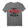 No Pain No Pizza Lustiges Workout T-Shirt – Perfektes Geschenk für Fitness- und Sportliebhaber, Trainer & Humorvolle Workout-Bekleidung