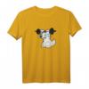 KraftKatzel Wolf mit Hantel T-Shirt – Motivierende Sportbekleidung für Kraftsport und Fitness