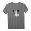 KraftKatzel Wolf mit Hantel T-Shirt – Motivierende Sportbekleidung für Kraftsport und Fitness