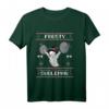 Frosty the Swoleman Ugly Christmas Sweater Schneemann Gym Langarmshirt – Lustige Fitness Weihnachtskleidung für Bodybuilder, Trainer & Sportliebhaber