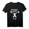 Mir reichts ich geh fitti Fitness Sport T-Shirt mit Hanteln und Gewichten – Lustiges Motivations-Shirt für Bodybuilding, Crossfit und Training