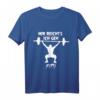 Mir reichts ich geh fitti Fitness Sport T-Shirt mit Hanteln und Gewichten – Lustiges Motivations-Shirt für Bodybuilding, Crossfit und Training
