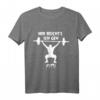 Mir reichts ich geh fitti Fitness Sport T-Shirt mit Hanteln und Gewichten – Lustiges Motivations-Shirt für Bodybuilding, Crossfit und Training