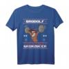 Brodolf The Red Nose Gainzdeer Ugly Christmas Sweater - Lustiges Fitness-Weihnachtsoutfit für Kraftsport, Bodybuilding & Muskelaufbau