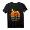 Zanzibar Palm Beach Tansania Surfen Afrika T-Shirt - Souvenir, Strand, Sonne & Urlaubs Feeling