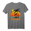 Zanzibar Palm Beach Tansania Surfen Afrika T-Shirt - Souvenir, Strand, Sonne & Urlaubs Feeling