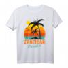 Zanzibar Palm Beach Tansania Surfen Afrika T-Shirt - Souvenir, Strand, Sonne & Urlaubs Feeling