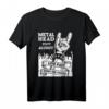 Metalhead statt Aluhut - Lustiges Heavy Metal & Rocker Pommesgabel T-Shirt für Festival, Konzert & Rockfans