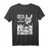 Metalhead statt Aluhut - Lustiges Heavy Metal & Rocker Pommesgabel T-Shirt für Festival, Konzert & Rockfans