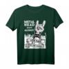 Metalhead statt Aluhut - Lustiges Heavy Metal & Rocker Pommesgabel T-Shirt für Festival, Konzert & Rockfans
