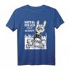 Metalhead statt Aluhut - Lustiges Heavy Metal & Rocker Pommesgabel T-Shirt für Festival, Konzert & Rockfans
