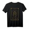 Nordische Göttin Freyja Tarotkarte T-Shirt – Heidnisches Geschenk für Hexen, Okkult-Liebhaber und Zauberfans für Yule, Geburtstag & Freitag