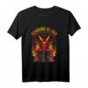 Lustiges Satanisches Ziege Langarmshirt mit Pentagramm – Gothic, Emo & Halloween Geschenk für Buch- und Satanismus-Fans