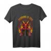 Lustiges Satanisches Ziege Langarmshirt mit Pentagramm – Gothic, Emo & Halloween Geschenk für Buch- und Satanismus-Fans