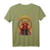 Lustiges Satanisches Ziege Langarmshirt mit Pentagramm – Gothic, Emo & Halloween Geschenk für Buch- und Satanismus-Fans