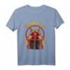 Lustiges Satanisches Ziege Langarmshirt mit Pentagramm – Gothic, Emo & Halloween Geschenk für Buch- und Satanismus-Fans