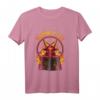 Lustiges Satanisches Ziege Langarmshirt mit Pentagramm – Gothic, Emo & Halloween Geschenk für Buch- und Satanismus-Fans