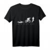 HapMonkey Geschenk für Sportler - Triathlon Swim Bike Run T-Shirt für Radfahren, Schwimmen & Laufen, Männer & Frauen