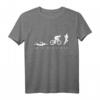 HapMonkey Geschenk für Sportler - Triathlon Swim Bike Run T-Shirt für Radfahren, Schwimmen & Laufen, Männer & Frauen