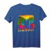 Hawaii Surfen Surfer Urlaub 80er Retro Hibiskus Hula T-Shirt – Perfektes Geschenk für Surfer, Strandurlaub & Retro-Liebhaber