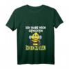 Damen Nicht Dick, Sondern Zu Klein Witziges Hummel Geschenk T-Shirt mit V-Ausschnitt – Humorvolles Shirt für mollige Frauen