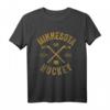Minnesota MN Eishockeyschläger Vintage Geschenk T-Shirt – Cooles Fan-Design für Hockeyliebhaber, Stadtfans & Vintage-Look