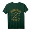 Minnesota MN Eishockeyschläger Vintage Geschenk T-Shirt – Cooles Fan-Design für Hockeyliebhaber, Stadtfans & Vintage-Look