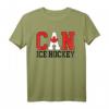 Canada Flag Hockeyspieler - Canadian Ice Hockey T-Shirt für Fans, Sportler & Familie, perfekt zum Geburtstag & Weihnachten