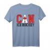 Canada Flag Hockeyspieler - Canadian Ice Hockey T-Shirt für Fans, Sportler & Familie, perfekt zum Geburtstag & Weihnachten