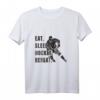 Eat Sleep Hockey Repeat Eishockey T-Shirt für Jugendspieler – Perfektes Geschenk zu Weihnachten, Geburtstag & Vatertag